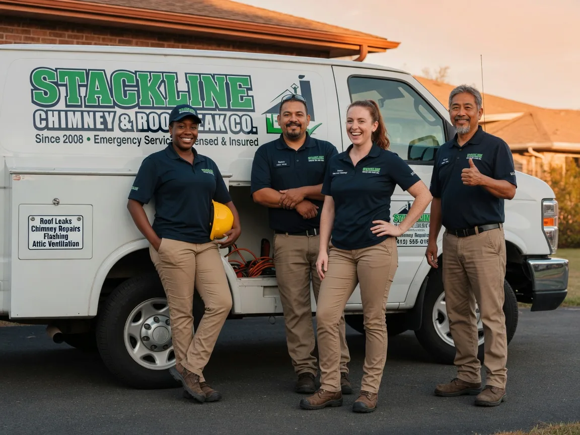 Chimney flashing repair company in Baltic, CT
